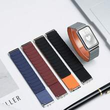 Curea magnetică compatibilă cu Samsung Galaxy Fit 3, curea de ceas reglabilă din silicon, compatibilă cu brățara inteligentă Samsung Galaxy Fit 3