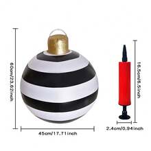 بالون عملاق أحمر بقياس 60 سم للكريسماس مزين برسومات مثل "عيد ميلاد سعيد"، "شجرة عيد الميلاد"، "بابا نويل"، إلخ. كرة الزينة الهدية مزودة بمضخة بقياس 16.5 سم، وهي مناسبة جدًا لتزيين عناصر الجو في حفلات أعياد الميلاد، حفلات الزفاف في عيد الميلاد، الحدائق، الأفنية وغيرها من المناسبات ديكور المنزل زينة عيد الميلاد ديكور الغرفة الشتوي