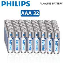 PHILIPS 80/32/24 AAA Disposable Alkaline Batteries 1.5V Durable And Suitable For Keyboards, Wireless Mice, Drones, Alarm Clocks, Doorbells, Remote Controls, Razors, Car Keys [Disposable Batteries Are Not Rechargeable]