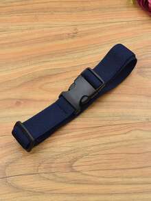 1 pieza Cinturón elástico ajustable, 1 pieza Cinturón con hebilla elástica ajustable de moda y sencillo, Accesorios