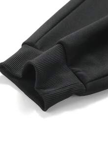 2025 thermisch gefütterte lässige Jogginghose für Herren, verdickte Sporthosen, Herbst/Winter, Fleece