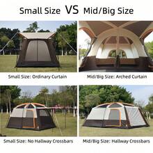 Outdoor Camping Multi-Person Tent, Adventure Camping, Camping Gear, Spacious Tent, Lightweight Tent, Sturdy Structure, Breathable Fabric, Family Tent, Quick-Open Tent, Weekend Campers, Hikers
