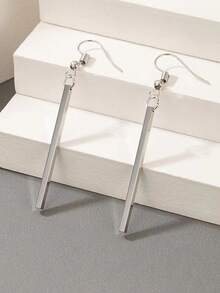 1 Pair Minimalist One-Piece Earrings, Suitable For Daily Wear