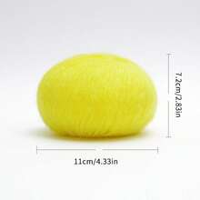 Luxury Wool Mohair Crochet Kit - 1-Pack Cashmere-Soft Yarn For Fall Christmas Halloween Home Decor, DIY Knitting Sweaters Scarves | Uncinetto Lana Gomitoli Borse Fai Da Te - Multicolor - View 20