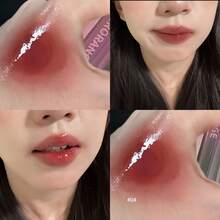 HERORANGE 桃花镜面固体唇彩 - 保湿滋润，显色度高，持久不脱色。适合化妆、上学、旅行、婚礼、角色扮演、情人节、万圣节、圣诞节 - 彩色 - 查看 5