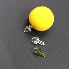 50pcs Plastic Screw Rotating Ring Float Bead Connection Fishing Set Reverse Bottom Green Transparent Fishing Accessories - Multicolor - View 4