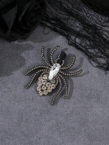 1pc Halloween Costume Rhinestone Spider Hair Clip, Halloween Hair Accessories, Hair Clips Claw, Clips Hair, Hair Claws, Clips For Hair, Hair Slide, Hair Barrettes, Looks Of Party