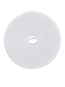 1 Rolle solider Saugnapf-Gurt, 5 Meter lang, geeignet zum Befestigen von Datenkabeln, passend für Familien mit Schulanfang. Grauer tragbarer Kabelorganizer, Datenkabel-Aufbewahrungswerkzeug, Klettband-Gurt, Kabelorganizer, für den täglichen Hausgebrauch.