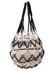 1 buc. Geantă de baschet din nailon durabilă, geantă portabilă de volei pentru fotbal, suport pentru minge sportivă pentru o singură minge, potrivită pentru articole sportive și accesorii pentru pungi de plasă, consumabile pentru jocuri mari pentru fanii fotbalului, consumabile pentru petreceri de fotbal, geantă de baschet, geantă groasă țesută, geantă de depozitare a mingii de baschet, geantă de baschet de mare capacitate, geantă de baschet pentru fotbal