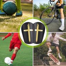 Ultra-Lightweight Soccer Shin Guards - Durable, Comfort Fit Knee Pads For Men & Women - Ideal For Football, Basketball & Yoga Training