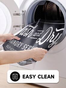 DAJIANG 1 件装现代洗衣房地垫，柔软条纹地毯，玄关地毯，厨房地垫，可机洗，防尘字母地毯，家居装饰，节日房间装饰 - 彩色 - 查看 7