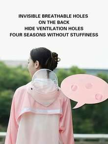 1 Conjunto de Traje de Lluvia de Manga Larga Holgado con Capucha para Mujer, con Chaqueta y Pantalones, Impermeable de PVC, Transpirable y con Tiras Reflectantes, Adecuado para Ciclismo, Entrega, Motocicleta, Scooter, Viajes al Aire Libre, Senderismo, Escuela, Oficina y Uso Doméstico