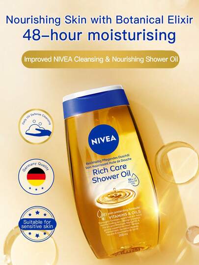 NIVEA NIVEA Body Bath Oil, Sun Protection, Cleaning, Shower Gel, Moisturizing