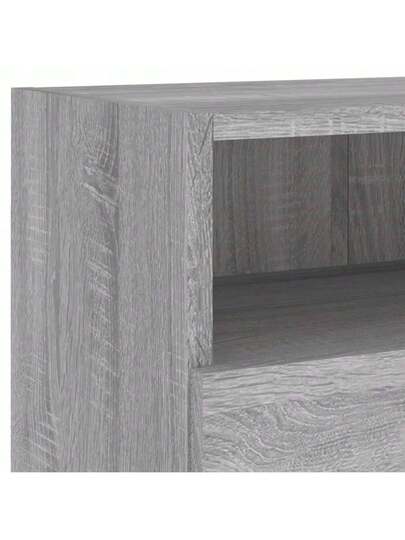 VidaXL TV Wand Unit 80x30x30 Cm Processed Wood Grijs Sonoma Oak view 11