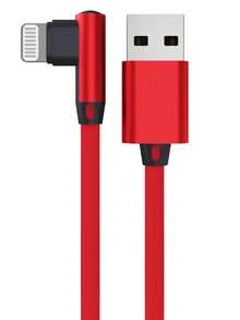 BinBoom 适用于 iPad 14/13/12/11 X/8/7/7 Plus/6/6S/5 的 90 度 USB-A 转 Lightning 数据线，支持快速充电，L 型线缆，MFi 认证 - 彩色 - 查看 15