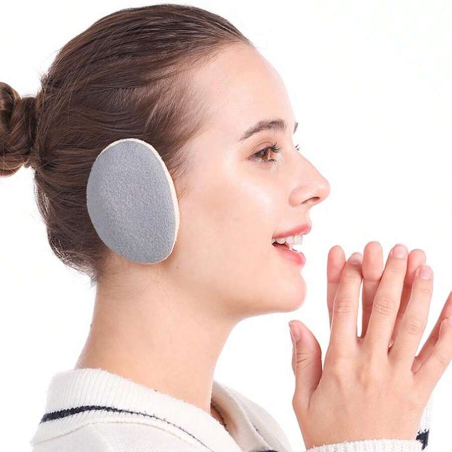 2pcs A Pair Of Winter Earmuffs Without Headband, Separate Ear Warmers For Men And Women