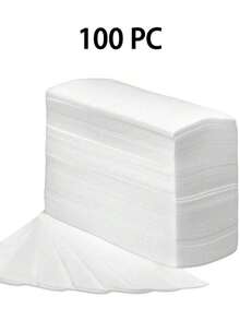 50/100片一次性脱毛蜡纸 - 面部、眉毛、腿部、身体和比基尼部位无痛脱毛！（学校适用） - 白色 - 查看 12