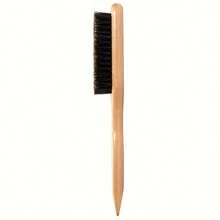 Professional Pig Mane Hair Brush - Heavy Duty Wide Tail Comb, Suitable For Smooth Ponytails, Buns, Edge Control, And Knotting Styles - Suitable For Salon And Home Use - Compatible With All Hair Types (Straight/Wavy/Fluffy) - Ergonomic Handle, High Quality Mane, Hairdresser Tools