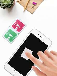 Mobile Phone Cleaning & Dust Proof Kit - Screen Cleaning Cloth + Speaker Dust Cover + Tweezers + Fine Tip Cotton Swabs - Multicolor - View 3