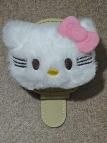 Sanrio Super Cute Kitty Car Glasses Clip, Sunglasses, Sunglasses Storage Wonder, Sun Visor, Glasses Stand, Magnetic Attraction