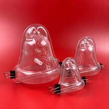3pcs Christmas Bell Chocolate Mold, 3D Stereoscopic Christmas Chocolate Candy Mold, PC Material Filled Chocolate Candy Making Tool - Transparent - View 8