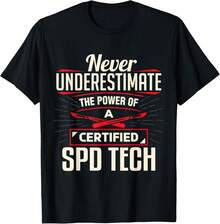 Certified Sterile Processing Technician SPD Tech Apparel T-Shirt - Black - View 1