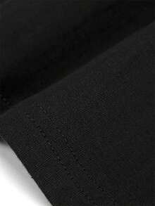 Y2K style, 220g pure cotton T-shirt, soft and breathable men's T-shirt for summer and autumn, recent popular T-shirt, moisture wicking, printed with gorilla band pattern, suitable for sports, outdoor travel and casual wear - Negro - Ver 4