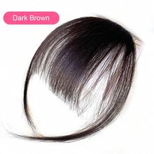 Human Hair Air Bangs With Sideburns Natural Black Color Bangs Clip In Hair Extension Beginner Friendly Real Easy To Wear Clip On Fringe Bangs With Nice Net