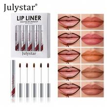 Julystar 5pcs Matte Tear-Off Lipsticks Portable Set, Innovative Matte Tear-Off Technology, One-Tear Makeup Application - Multicolor - View 6