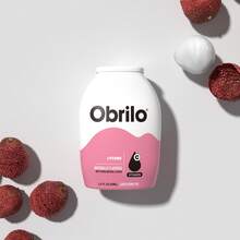 Obrilo Water Enhancer Liquid Flavoring Drops - ZERO Sugar/Calorie, Dye Free, Naturally Flavored Drink Syrup - Lychee - 查看 1