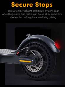 Mankeel 350W Foldable Electric Scooter For Adults & Teen, 8.5" Anti-Skid Tires, 19 MPH Max Speed, 22 Mile Range, Dual Braking,  E-Scooter With App Control For Urban & Outdoor Commutes, Women's Day Gift - US A Type Plug(110-127V) - View 9
