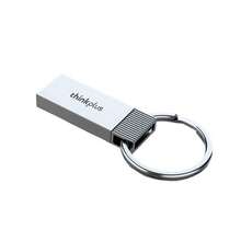 Lenovo USBTU201帶環 商務U盤金屬材質 易掛大鋼環 高效傳輸 多重防護持久耐用 珍珠鎳 - 珍珠鎳 - 查看 1