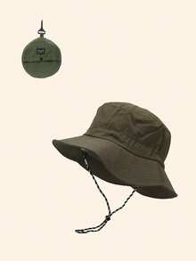 1pc Unisex Multi-Color Summer Outdoor Sun Hat, Breathable Sunscreen Bucket Hat, Western Cowboy Hat, Hiking Hat, Lightweight & Portable