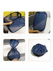 1个新款可折叠洗衣篮，大容量可折叠洗衣篮，浴室收纳篮 - 彩色 - 查看 5