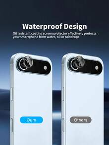 3 paquetes de protectores de lente de cámara para iPhone 17 Air, 17, 17 Pro, 17 Pro Max, 16, 15, 14, 13, 12, 11, película de vidrio templado de dureza 9H, modo nocturno, antiarañazos, antihuellas dactilares, sin burbujas, protector de lente de teléfono móvil aplicable a protección diaria, oficina, hogar, cubierta de cámara de teléfono a prueba de agua, a prueba de golpes, resistente a arañazos