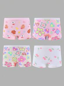 Paquetes de 4 piezas calzoncillas para niñas - Multicolor - Ver 6