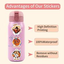 55pcs/Pack Thanksgiving Turkey Series Doodle Stickers, Reusable Stickers Suitable For Holiday Decorations, Halloween, Christmas, Easter, DIY On Water Bottles, Laptops, Skateboards, Vibrant Artistic Doodle Set For Journals, Scrapbooks, Party Supplies, Great For Winter, New Year