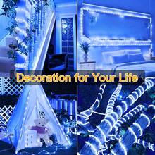 200/100/50 LED 灯串，USB 供电 LED 仙女灯，具有 8 种模式和遥控器，适用于露台、露营、帐篷、泳池、花园装饰、万圣节、感恩节装饰 - USB+8 MODE - 查看 9