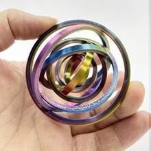 Toys And Games>Novelty And Fun Toys>Relaxation Toys>Finger Rotating Gravity Compass Simple And Colorful Interactive Game Props Adult Funny Gifts - Multicolor - View 2