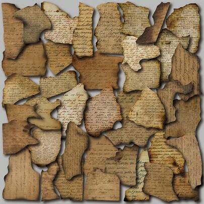 Pacote com 40 adesivos com efeito de carimbo retrô - decalques elegantes para colagem de diário, papel de fundo e artesanato DIY