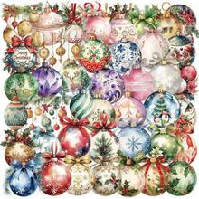 50Pcs Transparent Stickers Christmas Decorations Christmas Bell Stickers Christmas Decor Cute Bell Decor Christmas Ornaments Aesthetic Stickers Flower Stickers Colored Stickers Vinyl Waterproof Stickers Aesthetic Laptop Sticker Pack Skateboard Stickers Water Bottle Stickers Notebook Stickers