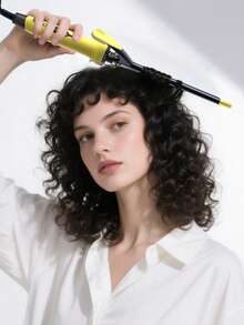 CRASTS 9mm Wool Curling Iron, Big Wave Curler, French Curl, Damage-Free Long-Lasting Styling, Straight & Curly Dual-Use Hair Curler - EU C Type Plug(220-240V) - View 7