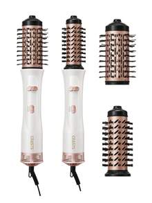 CRASTS 2-In-1 Automatic Curling & Straightening Hot Air Brush, Dual-Use Curling & Straightening Styler, Damage-Free Hair Styling