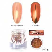 Golden Mirror Powder For Nail Art - High-End, Highly Reflective, Fine Texture, Sparkly New Nail Decor
