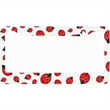 Fashion License Plate Frame Design, Aluminum License Plate Holder For Cars, Unisex, With 2 Holes - 12.2 X 6.3 Inches - View 1
