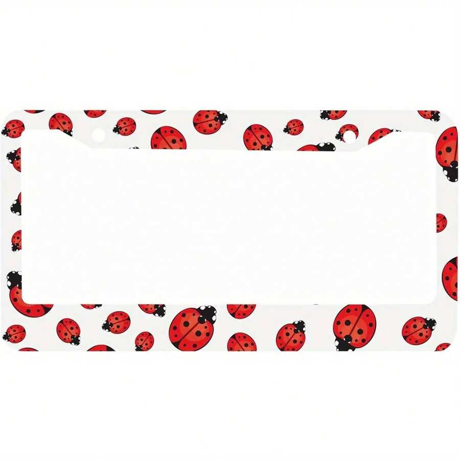 Fashion License Plate Frame Design, Aluminum License Plate Holder For Cars, Unisex, With 2 Holes - 12.2 X 6.3 Inches - View 1