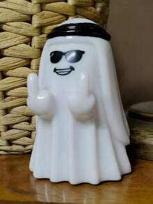 1/6 件鬼雕像，恐怖鬼魂装饰，有趣的万圣节装饰，万圣节鬼魂小雕像，有趣的鬼魂雕像，可爱的鬼魂雕像，万圣节装饰，适合作为礼物道具，桌面家居装饰 - 彩色 - 查看 19