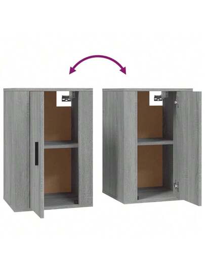 VidaXL TV Wand Units Pcs 40x34.5x60 Cm Grijs Sonoma Oak view 9