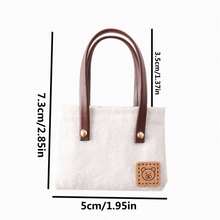 1:12 娃娃屋微型手提帆布包、微型食物游戏服装配件、微型迷你手提包、过家家娃娃屋装饰、1:12 比例 OB11 场景装饰、迷你逼真服装帆布包、微型逼真单肩包、1:12 OB11 DIY 手提包、微型场景装饰 - 彩色 - 查看 9