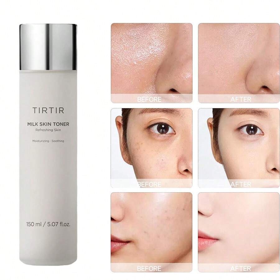 Milk Facial Toner, Gently Nourishes And Soothes Dry, Reddened Skin, Improves Dullness And Uneven Skin Tone, Hydrates And Moisturizes, Brightens Complexion And Softens Skin